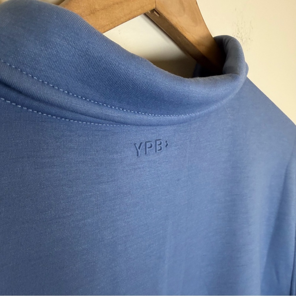 NWT Abercrombie And Fitch YPB neoKNIT Half Zip Long Sleeve Romper Size XL Blue - Picture 6 of 8